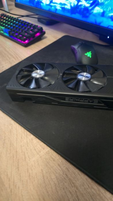 ПРОДАМ rx 470 saphire nitro 4 gb gddr5 dvi-d б/у в отличном состоянии