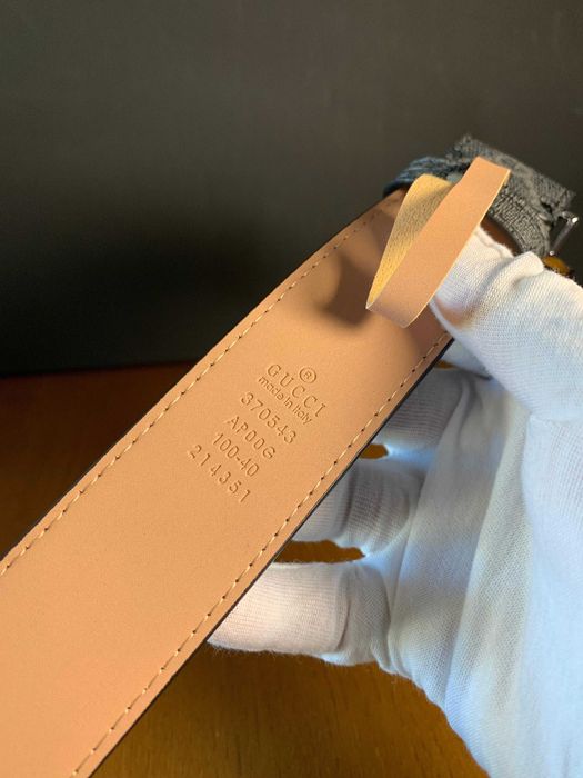 Cinto Preto Gucci - 115cm - 40mm