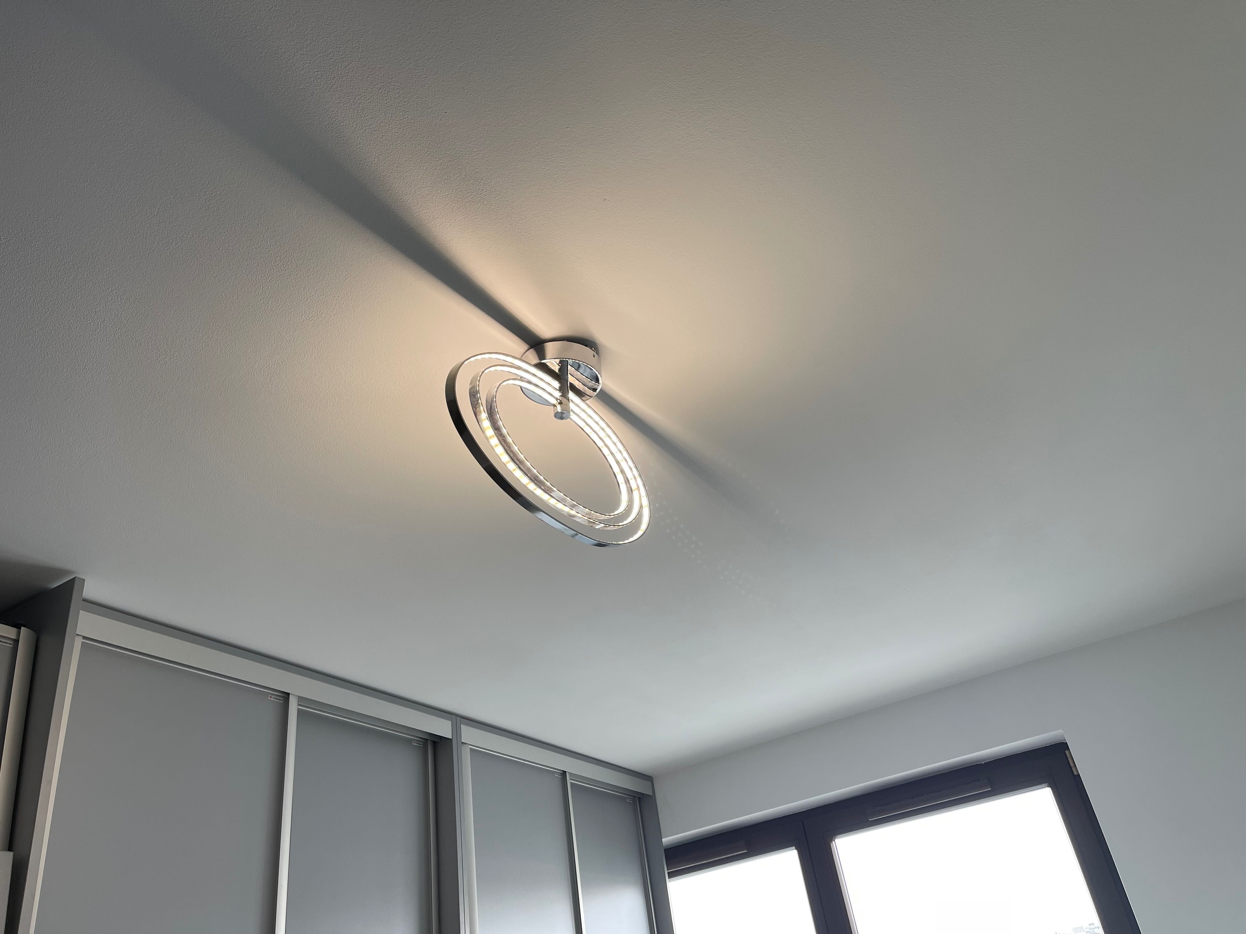Lampa sufitowa LED 13W chrom Trio Prater
