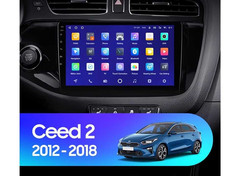 Radio samochodowe Android Kia Ceed 2 JD (9") 2012.-2018