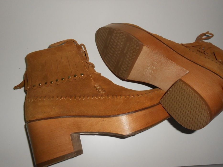 Botas Cubanas camel tamanho 37 38 e 39 - artigo novo de loja