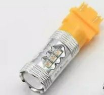 Лампа в поворот Led желтый в красном фонаре Osram 80W Янтарный USA США