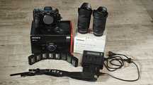 Sony A7S3 z klatką i akc. + 2x obiektywy Tamron + MC11 +8 baterii