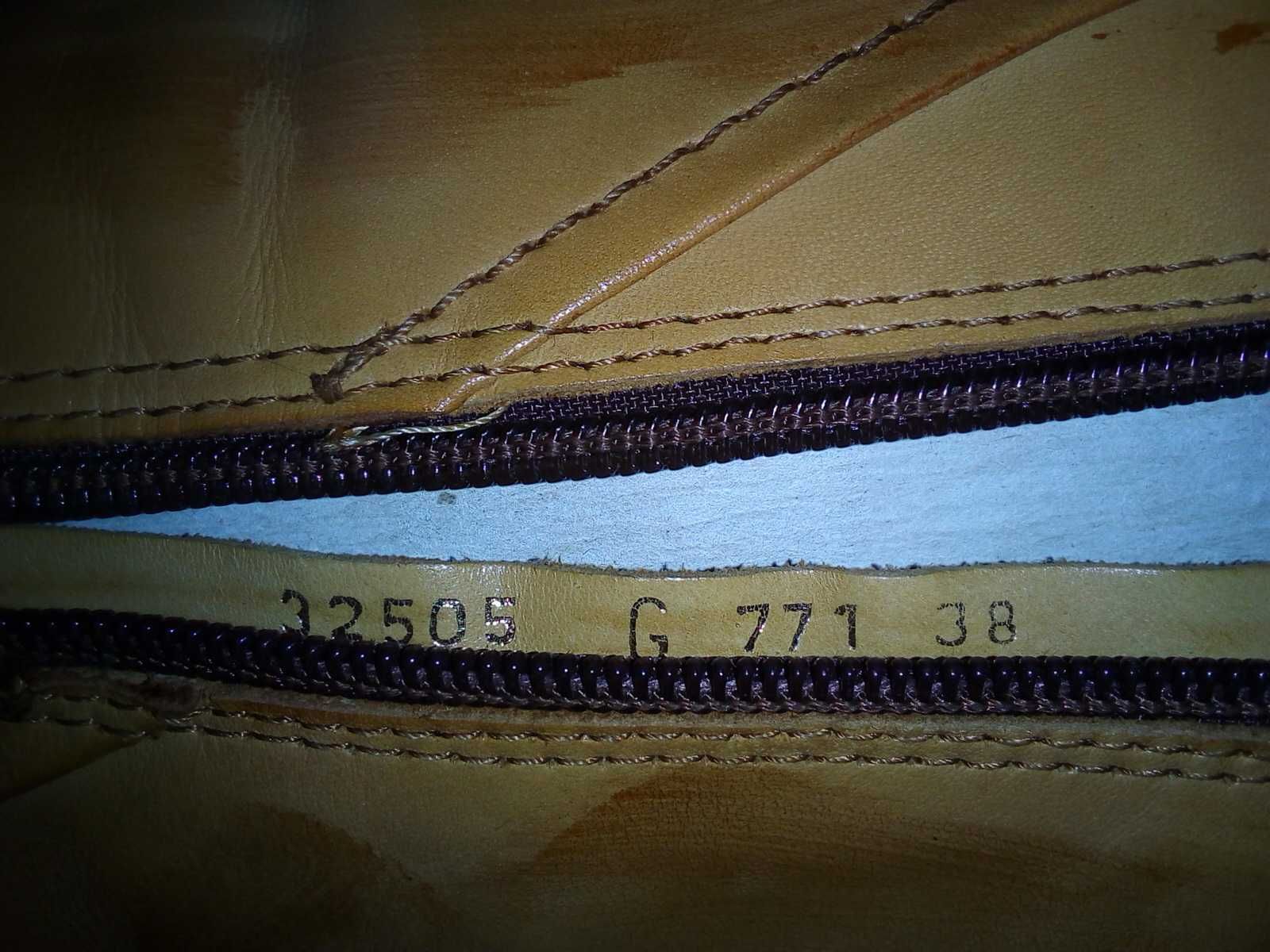 Сапоги женские кожаные 38 размер высота 46 см