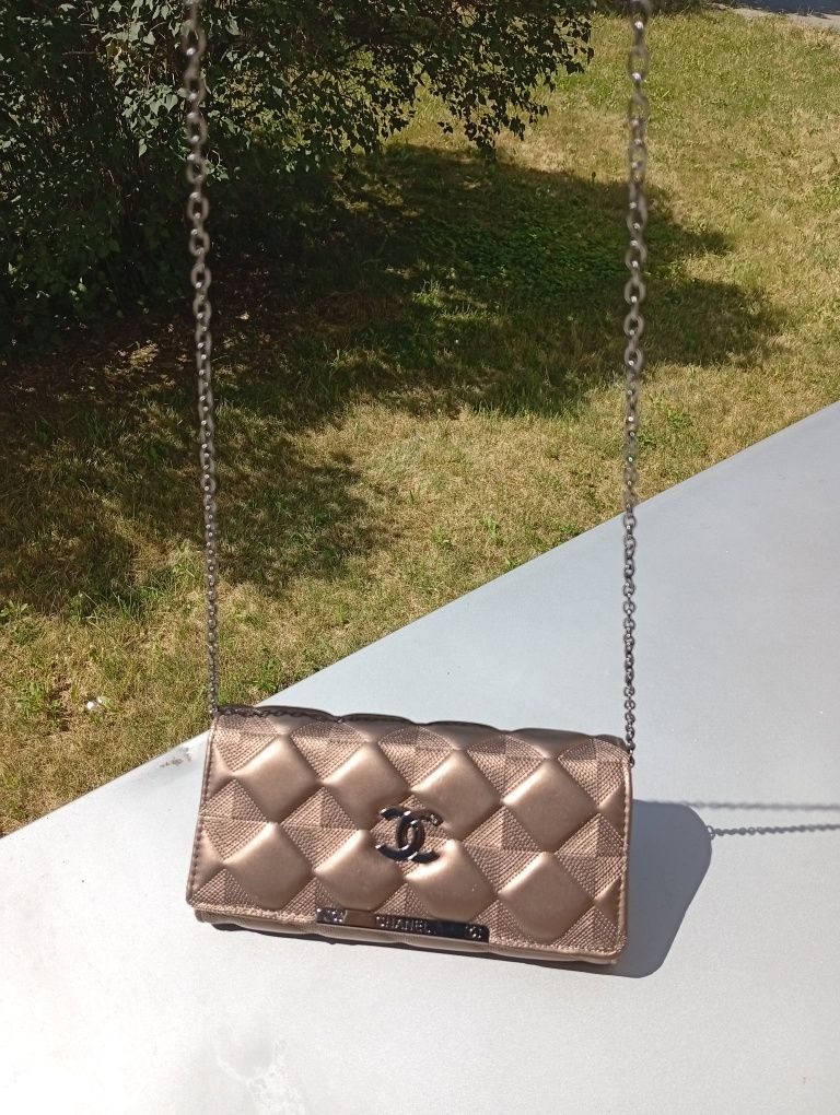 Chanel super mini torebka/portfel jak nowe