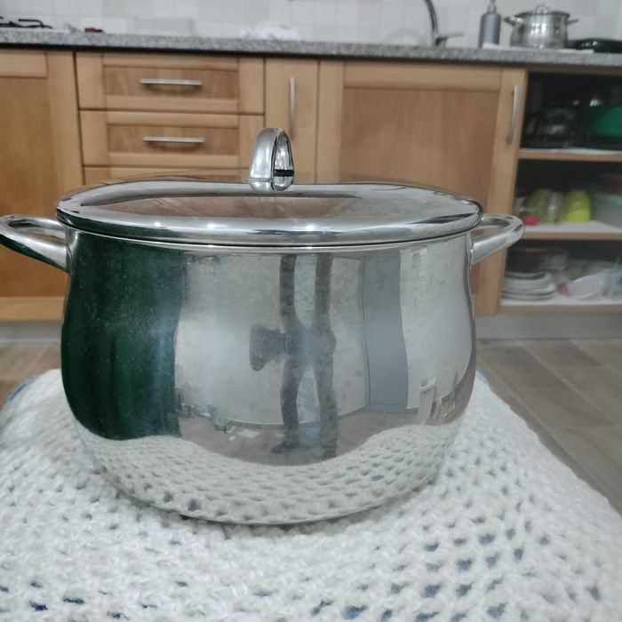 Panela inox com asas