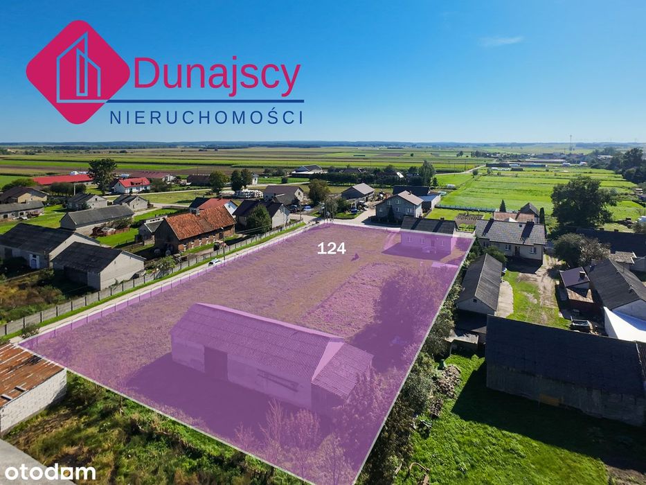 Siedlisko Niechłonin - Duża Działka 42 Ary, Dom + Bud. Gospodarcze!