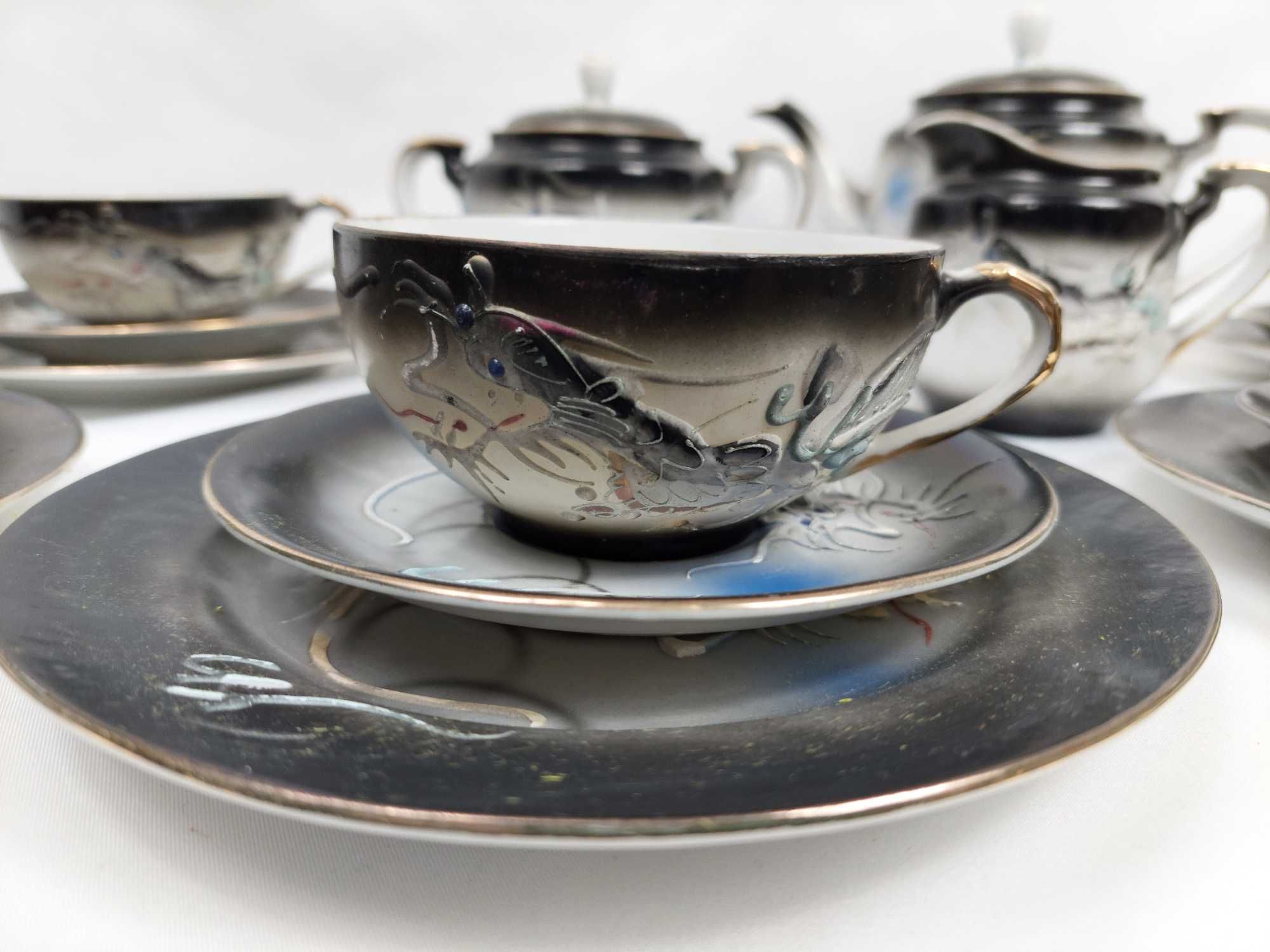 Serviço Chá Japão - Conjunto Chá Japonês Porcelana Casca de Ovo