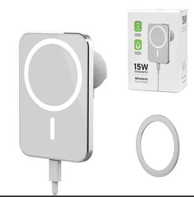 Ładowarka Indukcyjna MagSafe Uchwyt do Samochodu Automatyczna Stojak