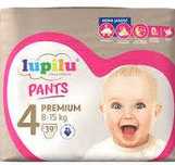 Pantsy premium Lupilu Lidl 4, dla 8 - 15 kg, 4x39 = 156 sztuk