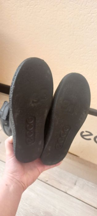 Зимние сапоги  Чоботи Черевики  33  Ecco кожаные