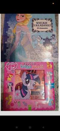 Książka i puzzle 2 w 1, my little pony