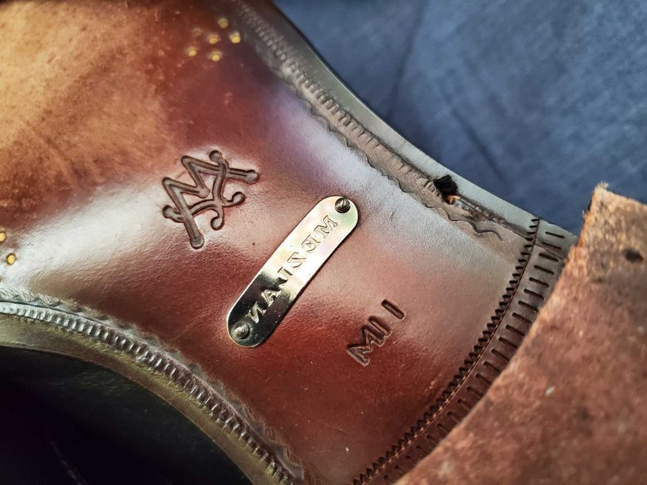 Мужские люкс туфли Mezlan Acosta Monk 11US кожа 100%