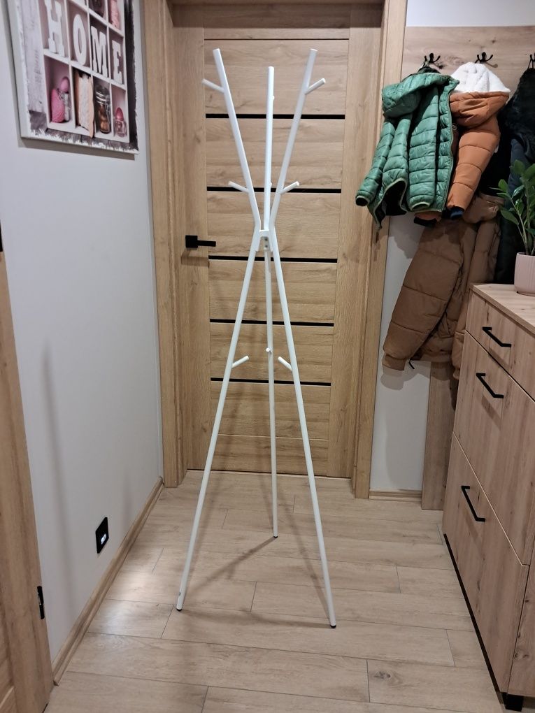 Wieszak stojący biały Ikea