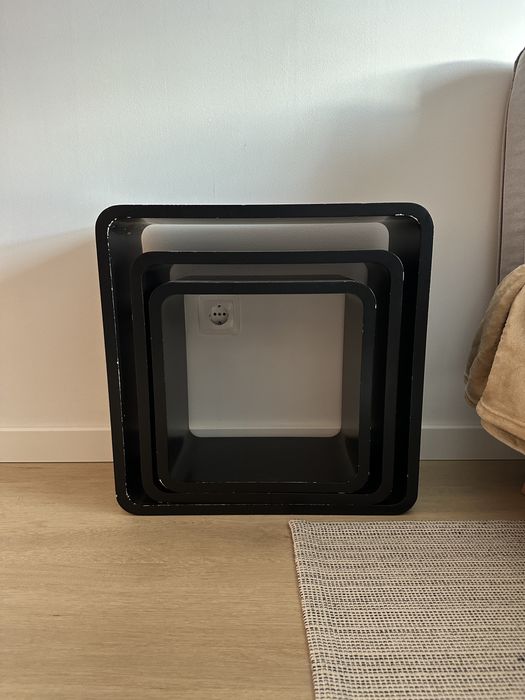 Cubos decorativos pretos