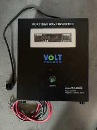 Volt Polska sinusPro-2500W inverter falownik 24V ładowarka UPS