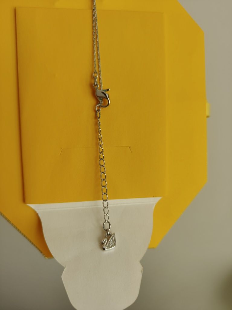 Naszyjnik Swarovski kryształowy srebrny