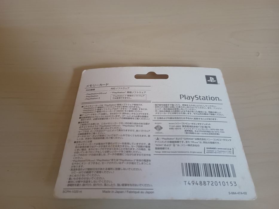 Memory Card SONY PsOne fabrycznie nowa