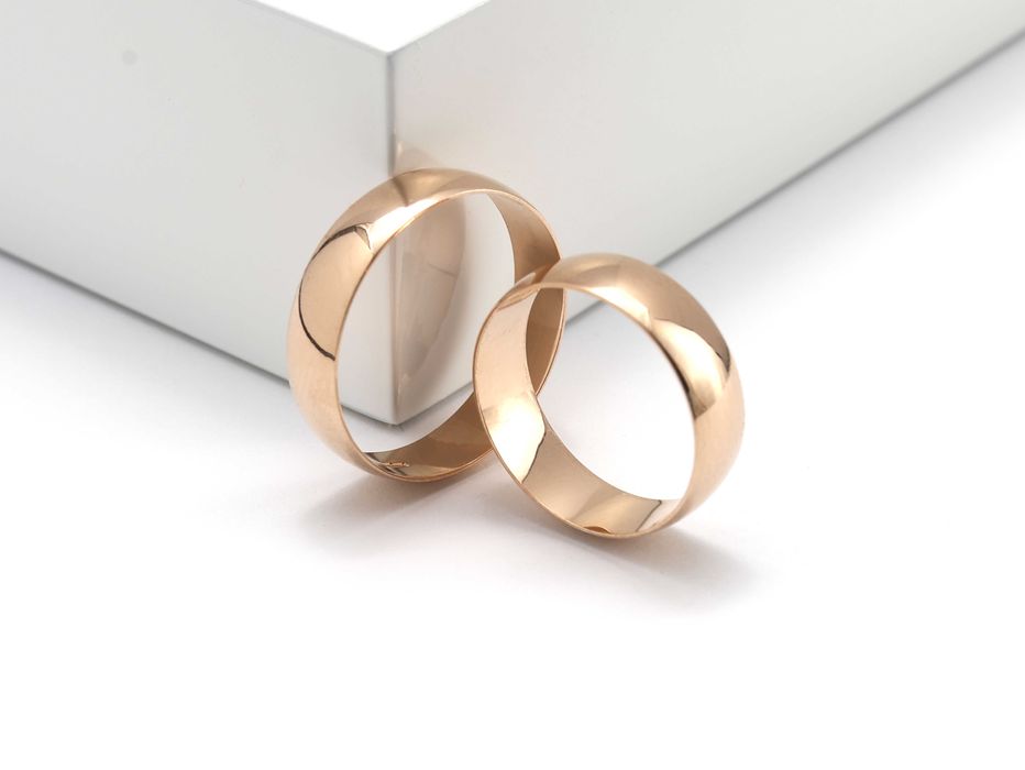 Золоті обручки 585 проби (на замовлення)