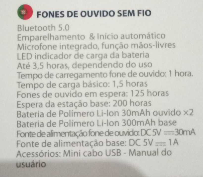 Auriculares sem fios Blaupunkt