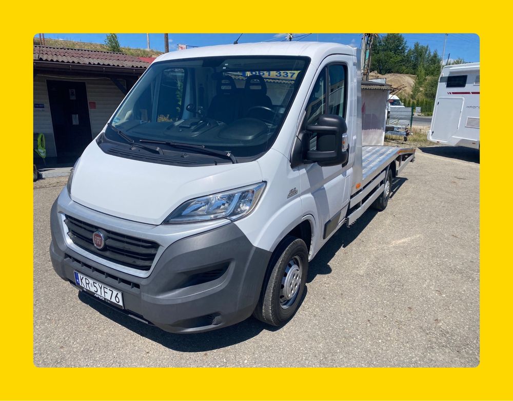 Laweta Autolaweta wynajem wypozyczenie auto laweta Ducato i Master