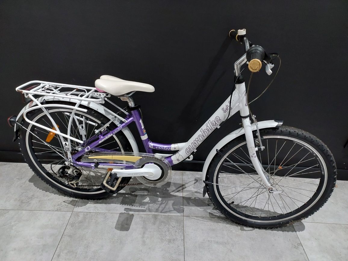 Rower Eurobike Violet 24" Aluminium/Shimano