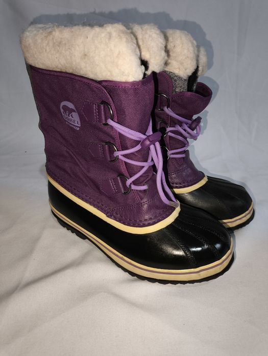 Sorel Damskie Śniegowce Yoot Pac Nylon Fioletowe rozmiar 38