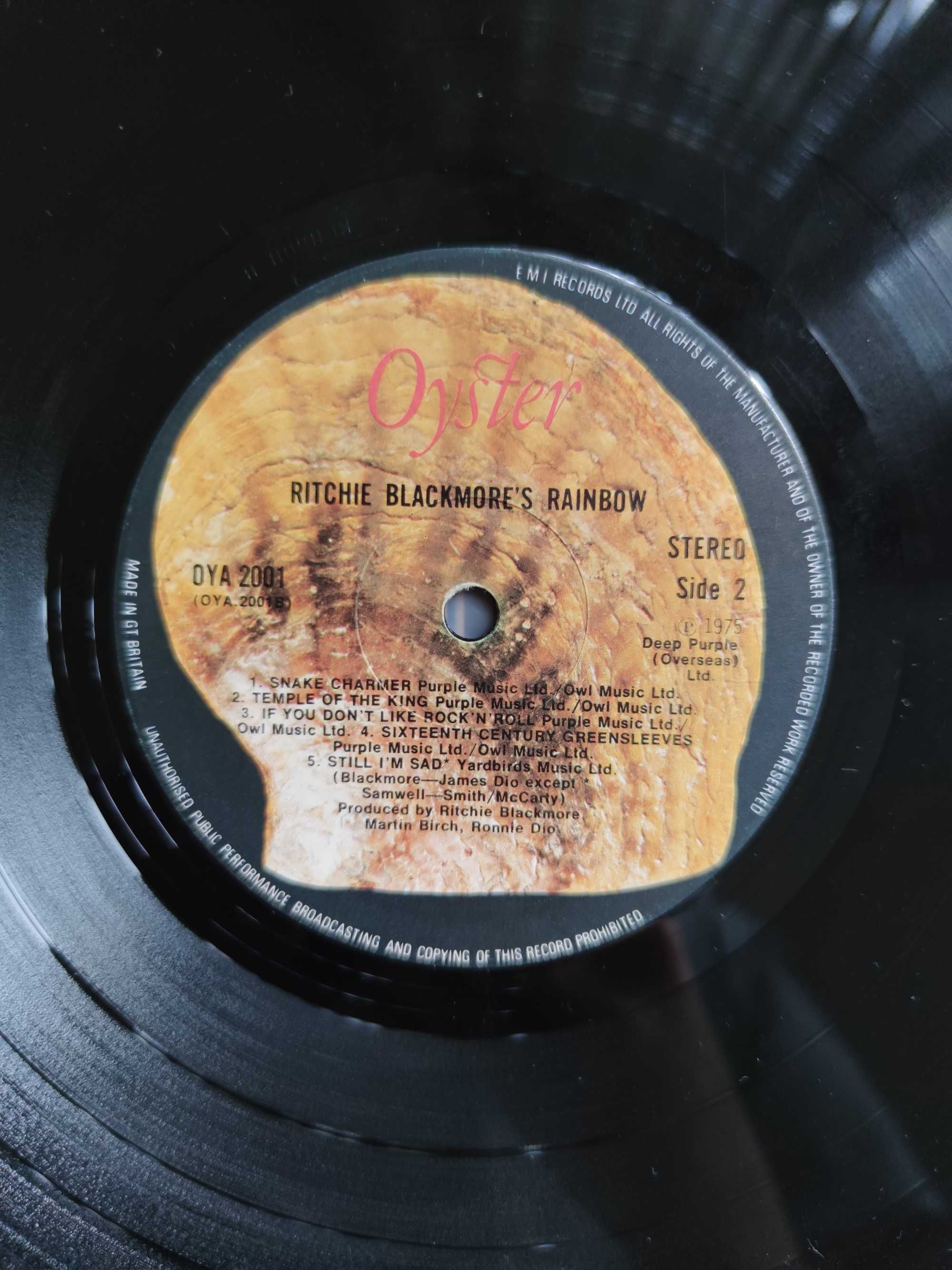 Rainbow - Ritchie Blackmore's Rainbow. LP. UK. VG++. Oyster.