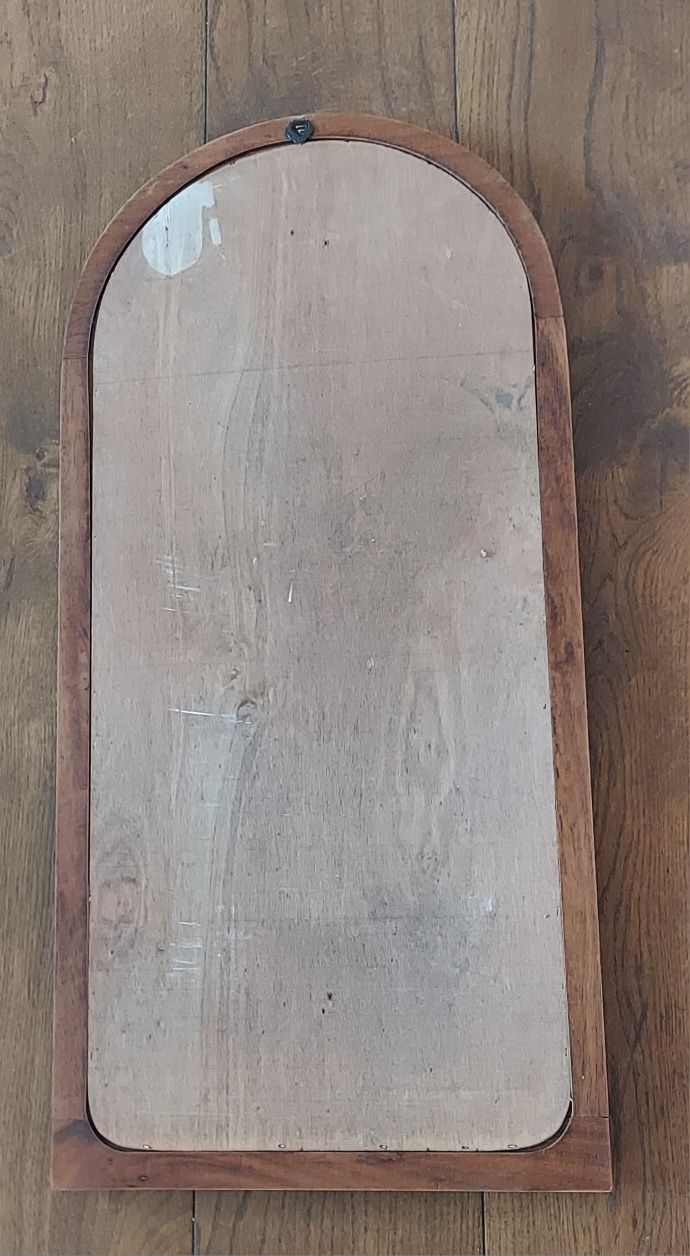 Lustro drewniane antyk  okolo 75cmx35cm