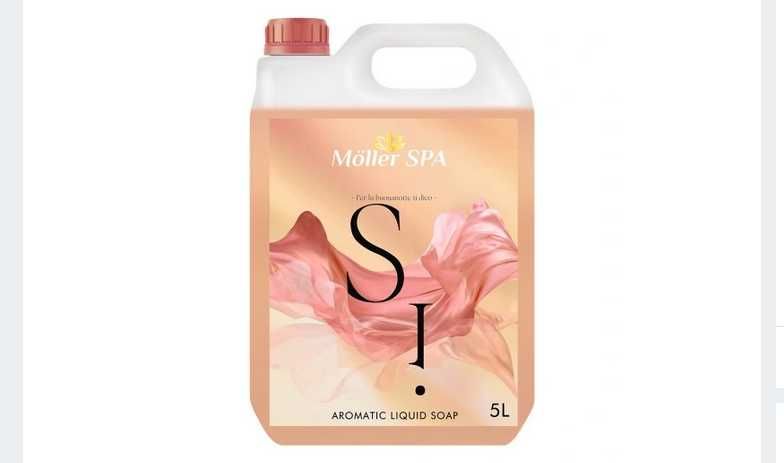 Mydło w płynie Moller SPA Möller SPA 5 l zapach SI ARMANI +GRATIS