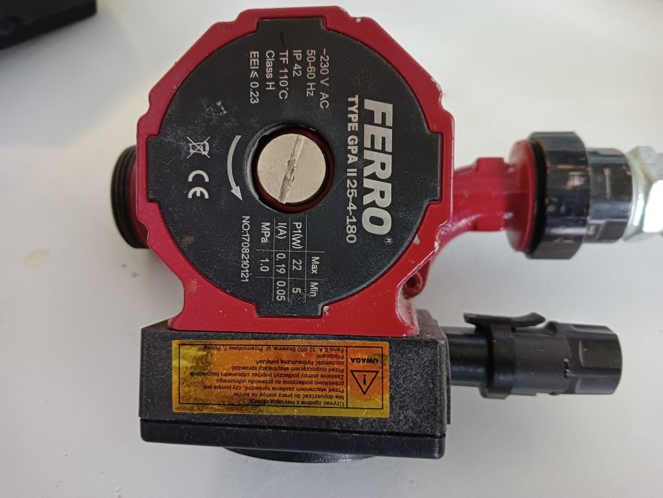 FERRO GPA II 25-4-180 Pompa do wody ogrzewania centralnego używana