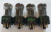 6SN7 GTB Baldwin / Sylvania NOS Kwadra X4 Lampy Elektronowe