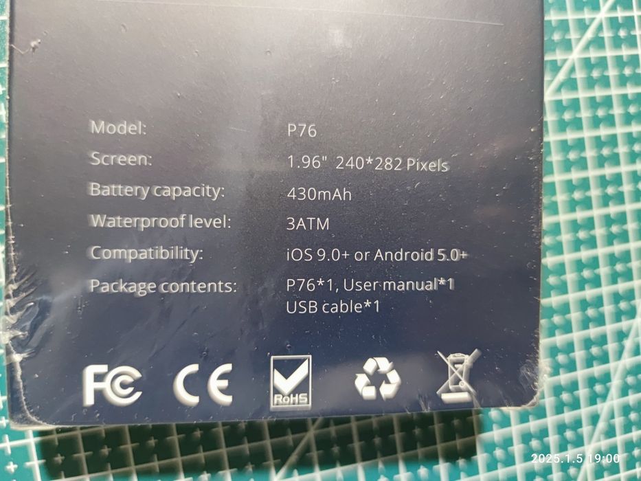 Смарт часы COLMI P 76  2024 model высокий рейтинг 4.9*