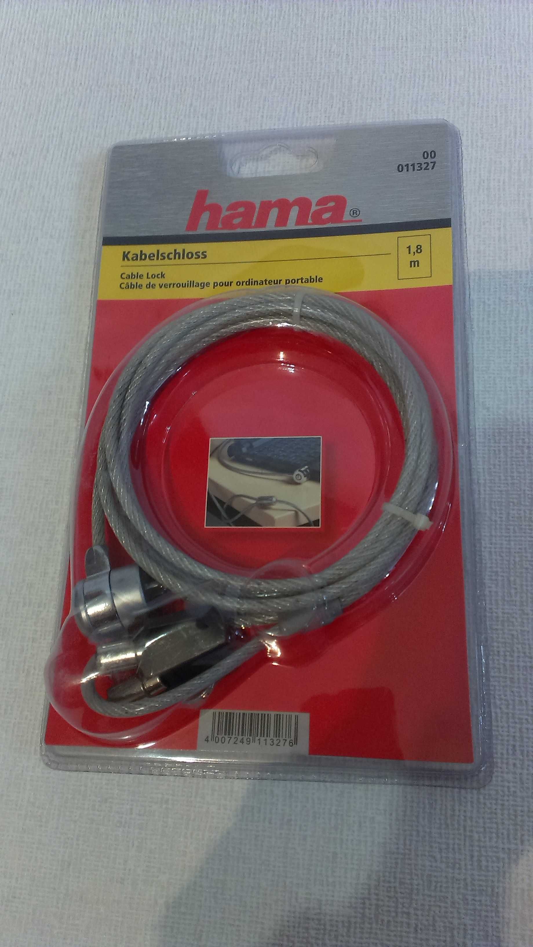Hama Notebook Cable Lock Замок безопасности защита для ноутбука тросик