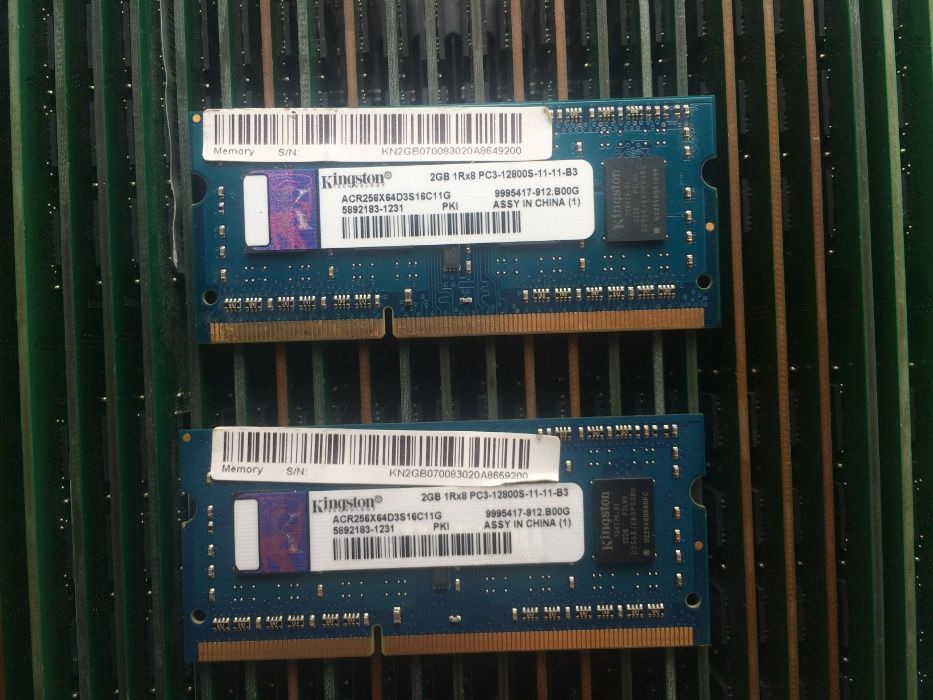 SO-DIMM DDR3 2GB 1066;1333;1600 MHz - Intel/AMD