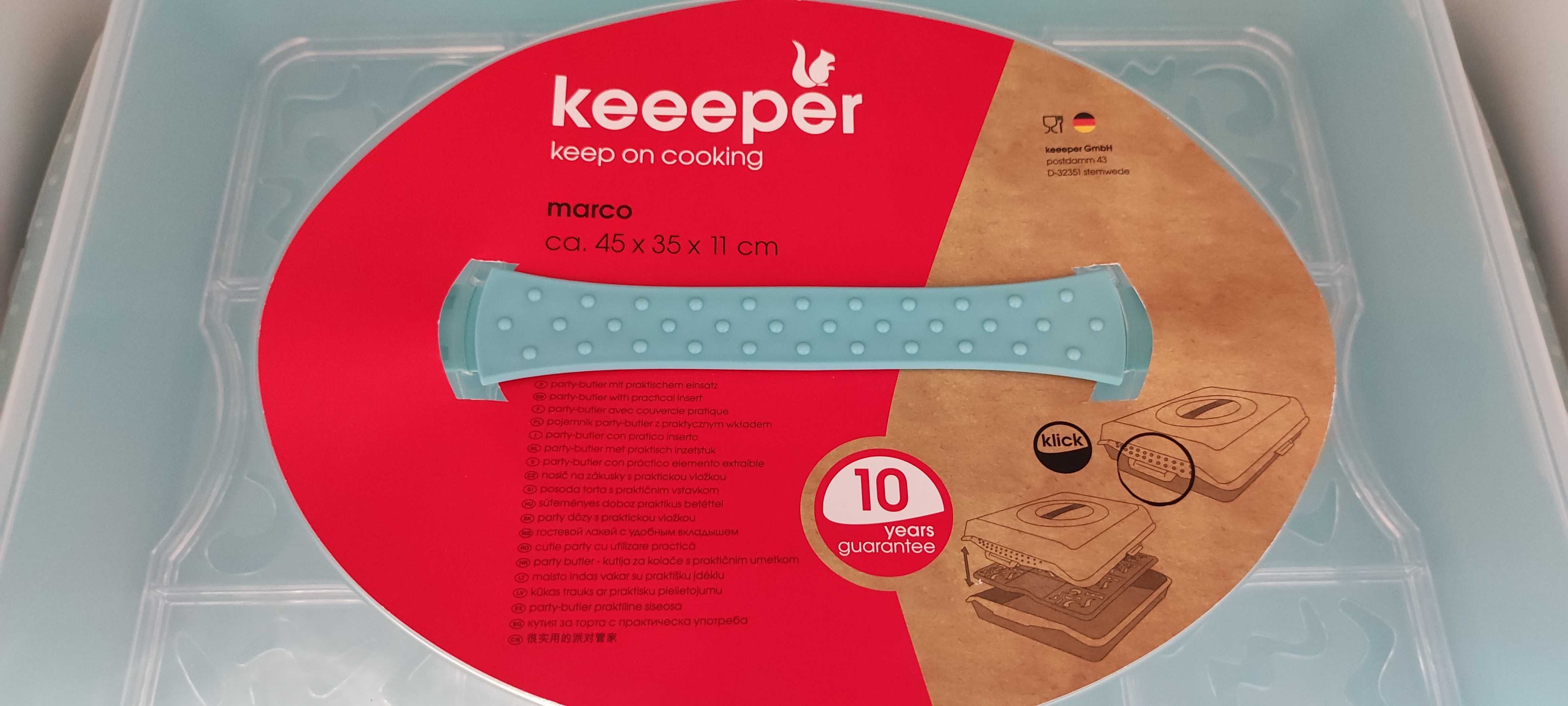 Pojemnik na ciasto keeper