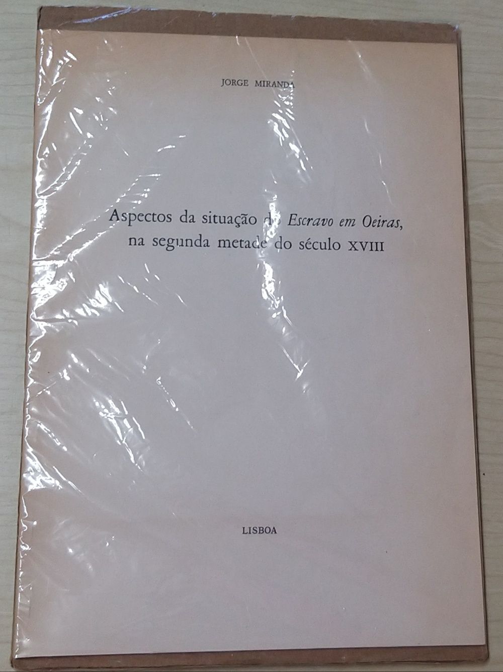 Aspectos da Situação do Escravo em Oeiras.