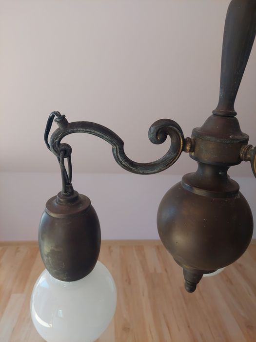 Przedwojenna lampa sufitowa secesja