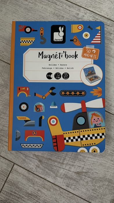 Магнітна книга-пазл Janod "Транспорт" та Тварини