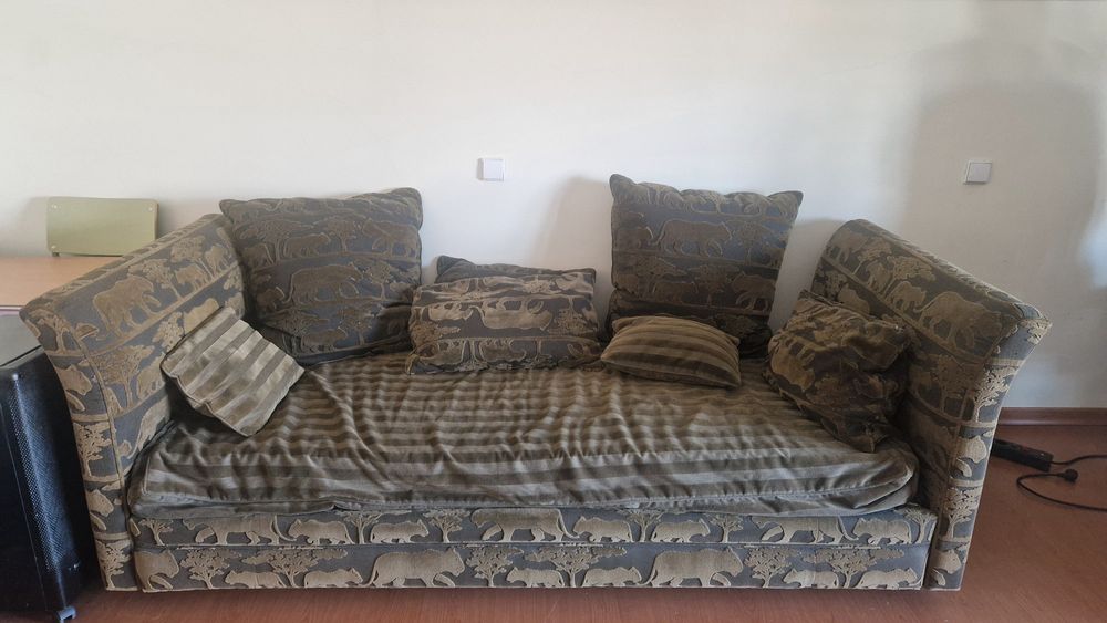 Sofá de tecido em ótimo estado