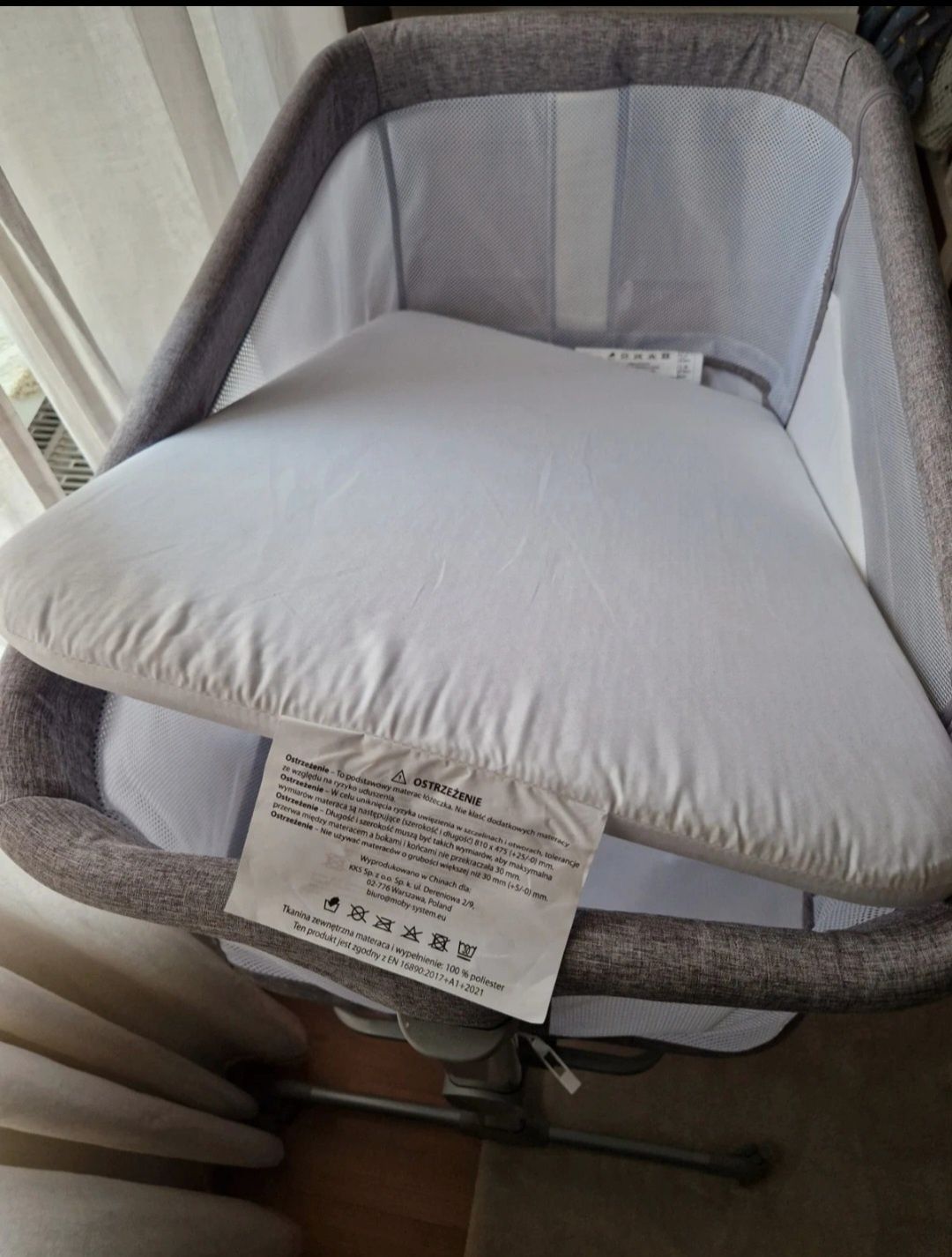 Berço Moby-System 3in1
Berço/berço e berço de viagem;
Regulável