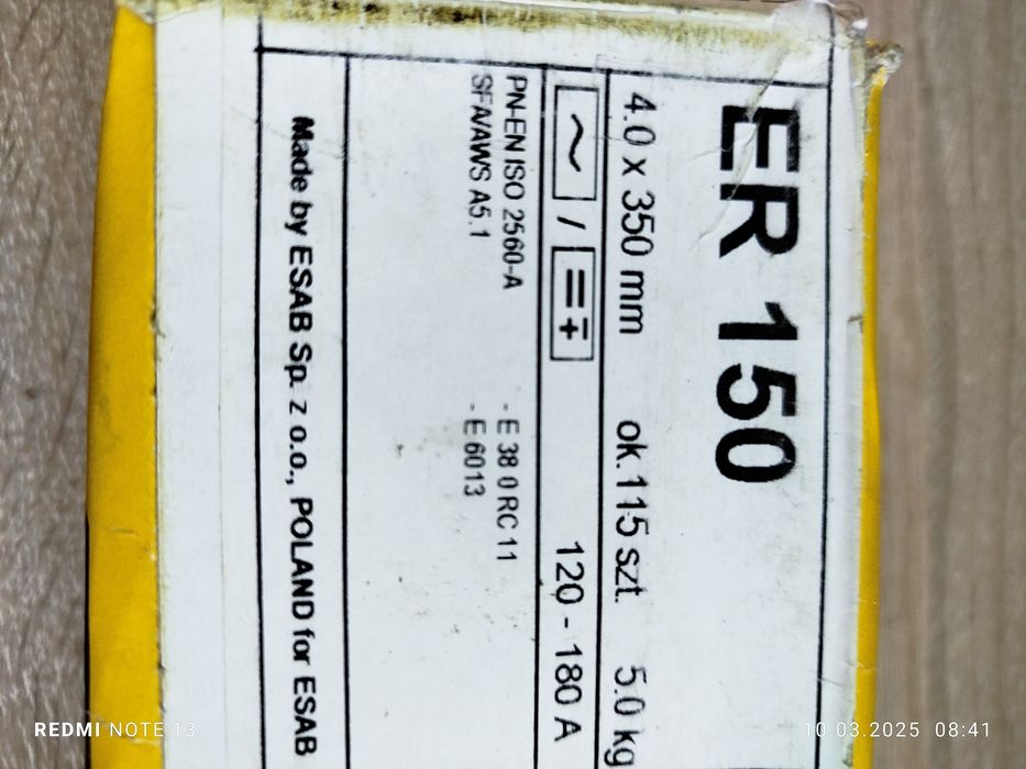 Elektroda paczka 5kg fi 4