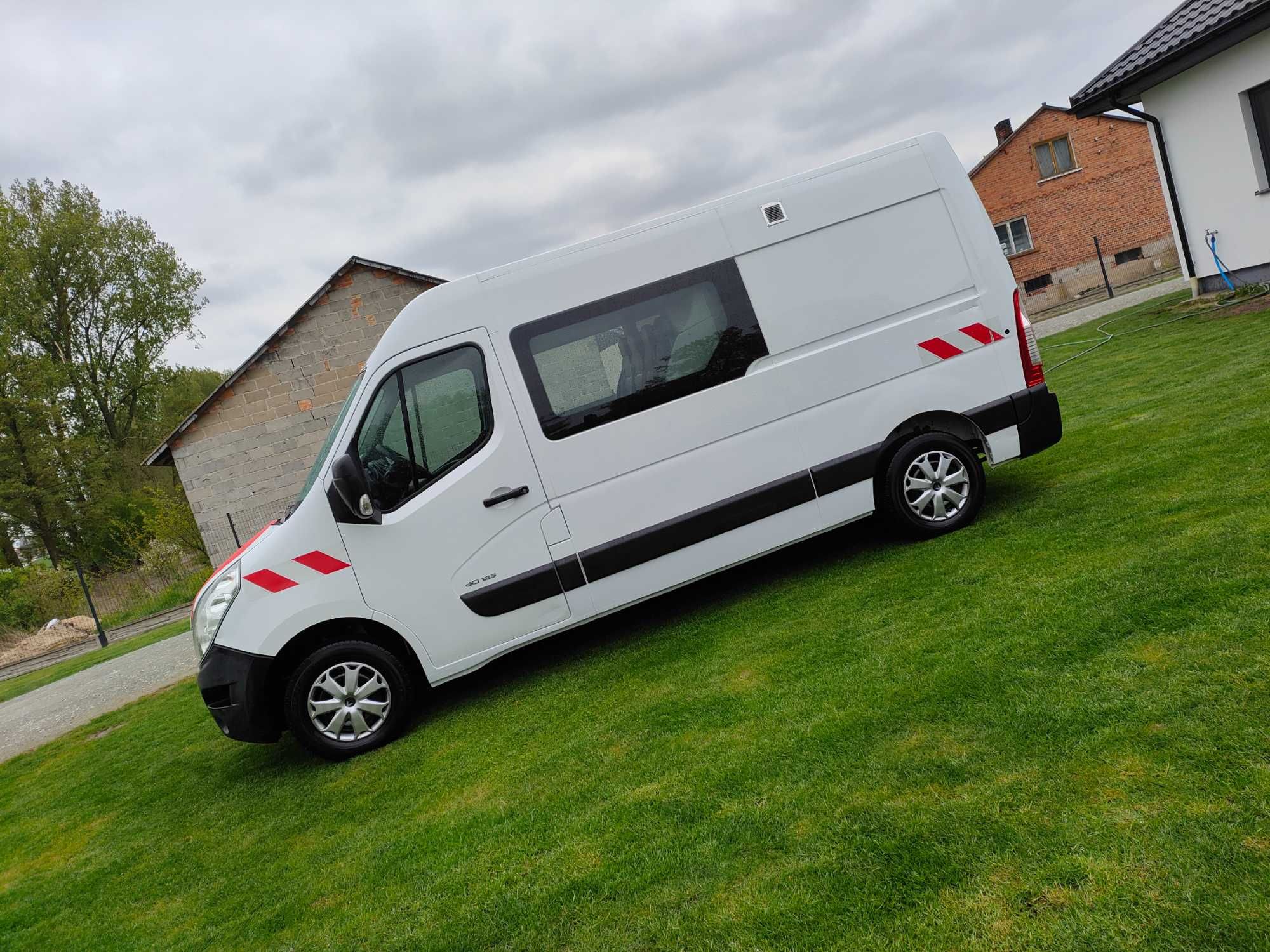 Renault Master 2012r BRYGADÓWKA 7 OSÓB!!! 2,3DCI 125KM!!!