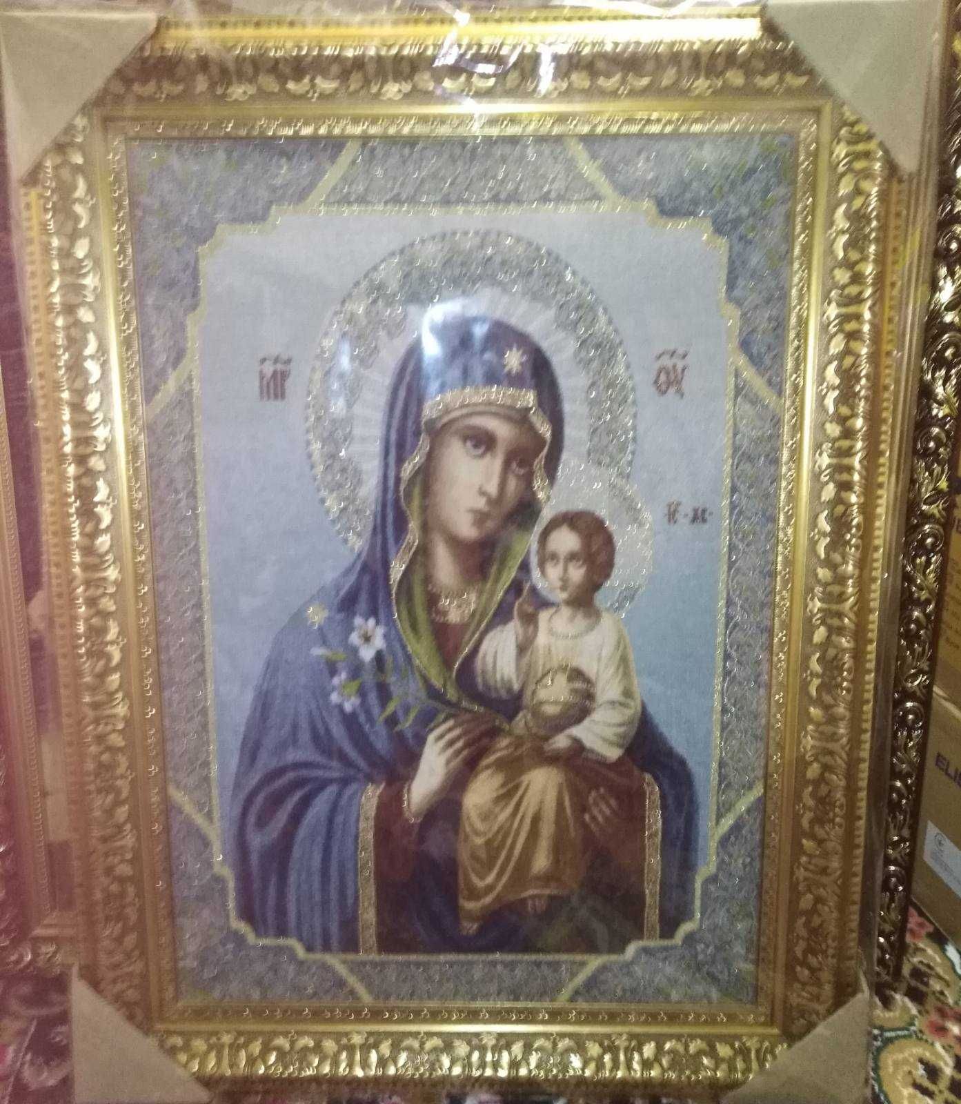 Иконы гобелен большая в рамке  "Неувядаемый Цвет"