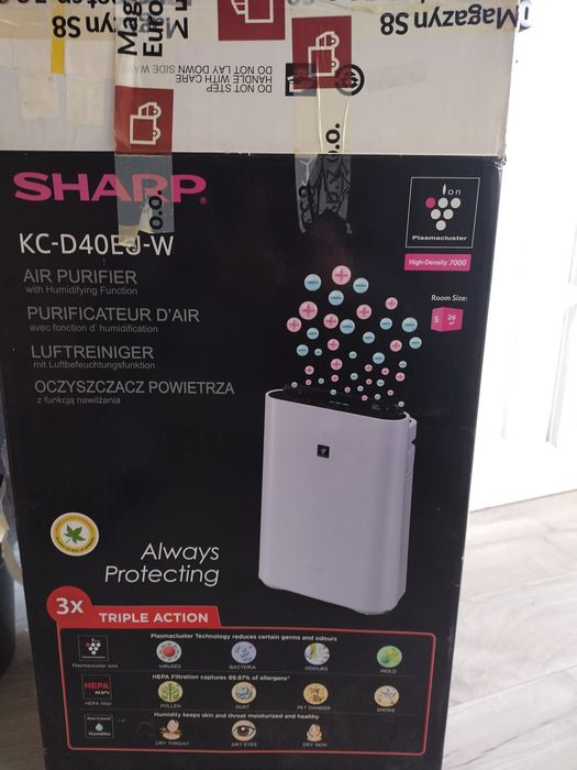 Oczyszcza powietrza Sharp KC-D-40EU-W