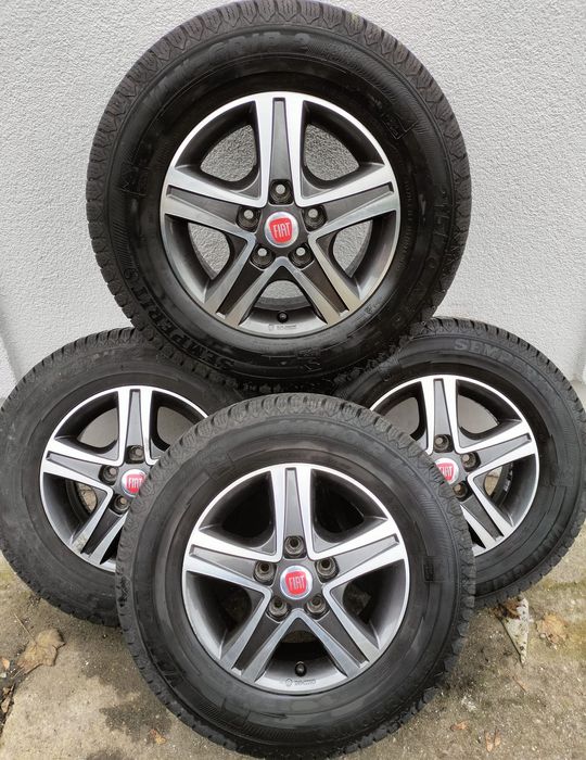 Felgi z oponami zimowymi Fiat Ducato Boxer Jumper 6x15 ET68 5x1188