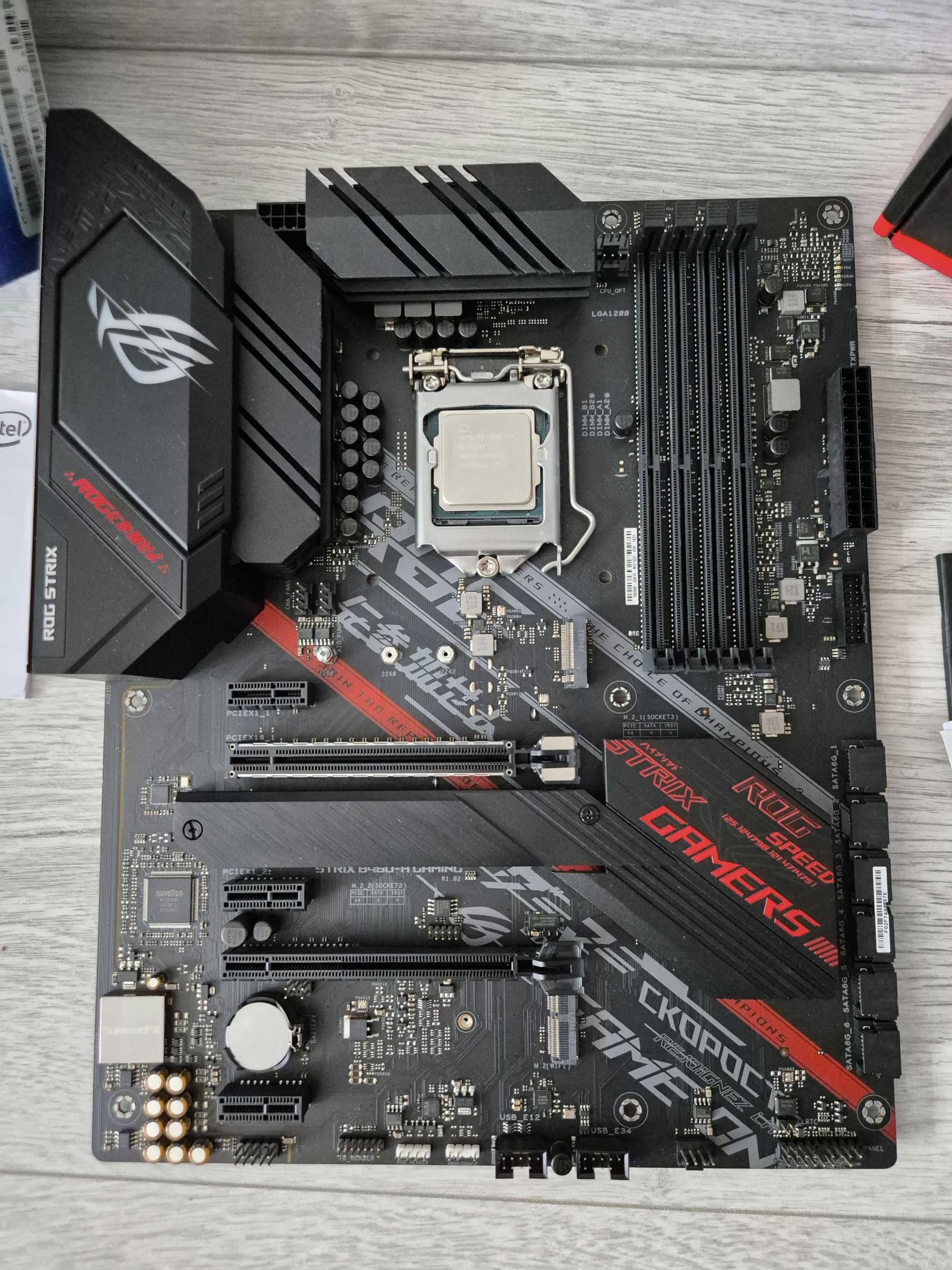 s1200 ігровий сет Intel Core i7-10700 8я\16п 4.8G+ ROG STRIX. Trade-IN