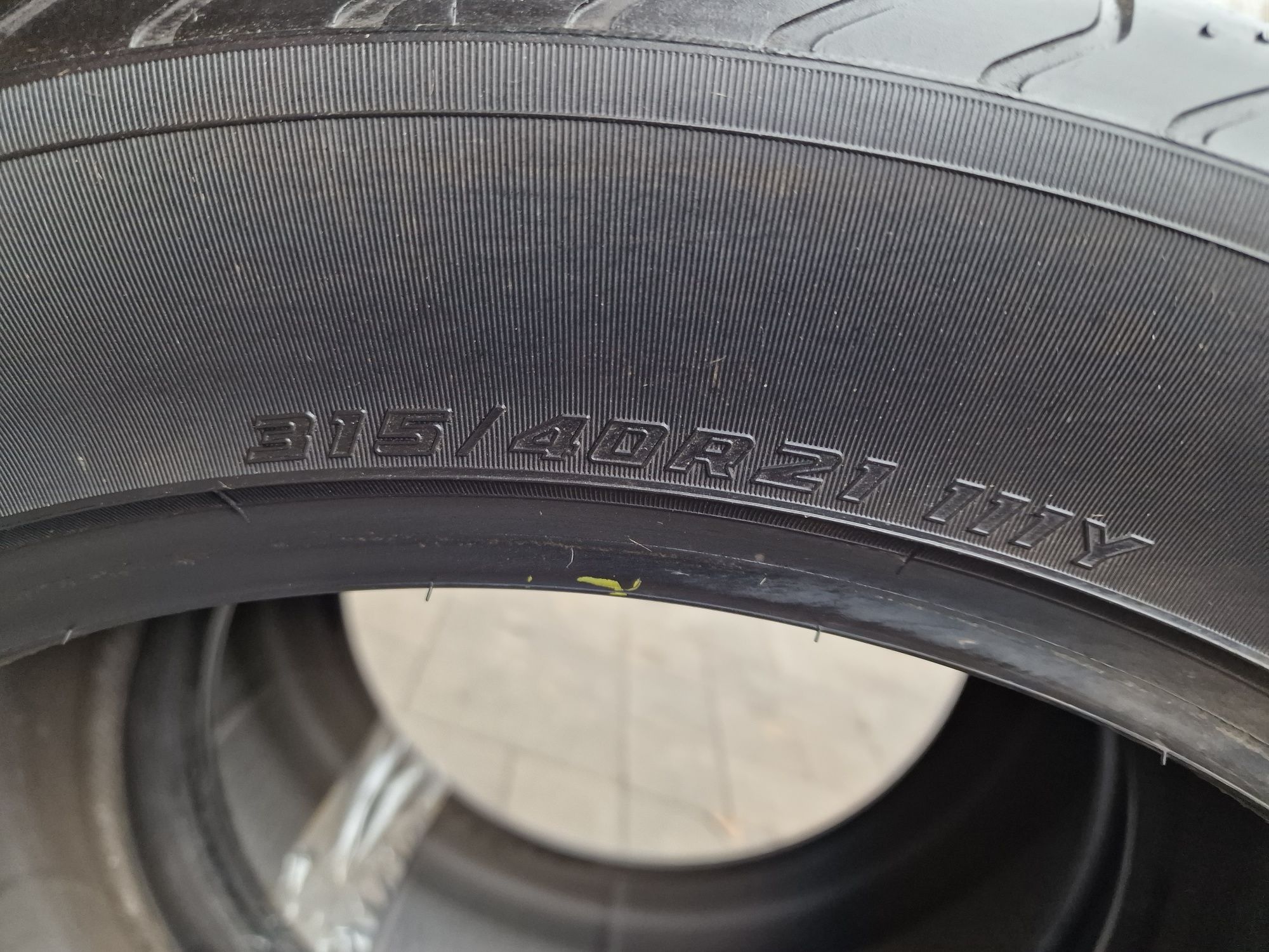 Пара летних шин 315/40 R21 Yokohama Advan