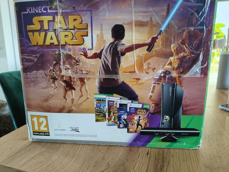 XBOX 360 + KINECT - BRAK PADÓW - Gry Rayman Origins i Legends