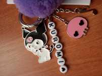 brelok Kuromi Bershka oryginał nowy My Melody Sanrio moda młodzieżowa